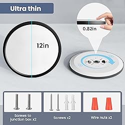 NIORSUN 12 inch Flush Mount LED Ceiling Light