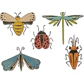 Sizzix Thinlits Die Set 5PK Funky Insects by Tim Holtz, 665364