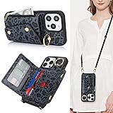 Lipvina for iPhone 12 Pro Max Case with Card Holder