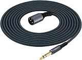 Twozoh Jack 6.35mm to XLR Male 3Pin 10M Guitar Cable Braided HiFi view 7