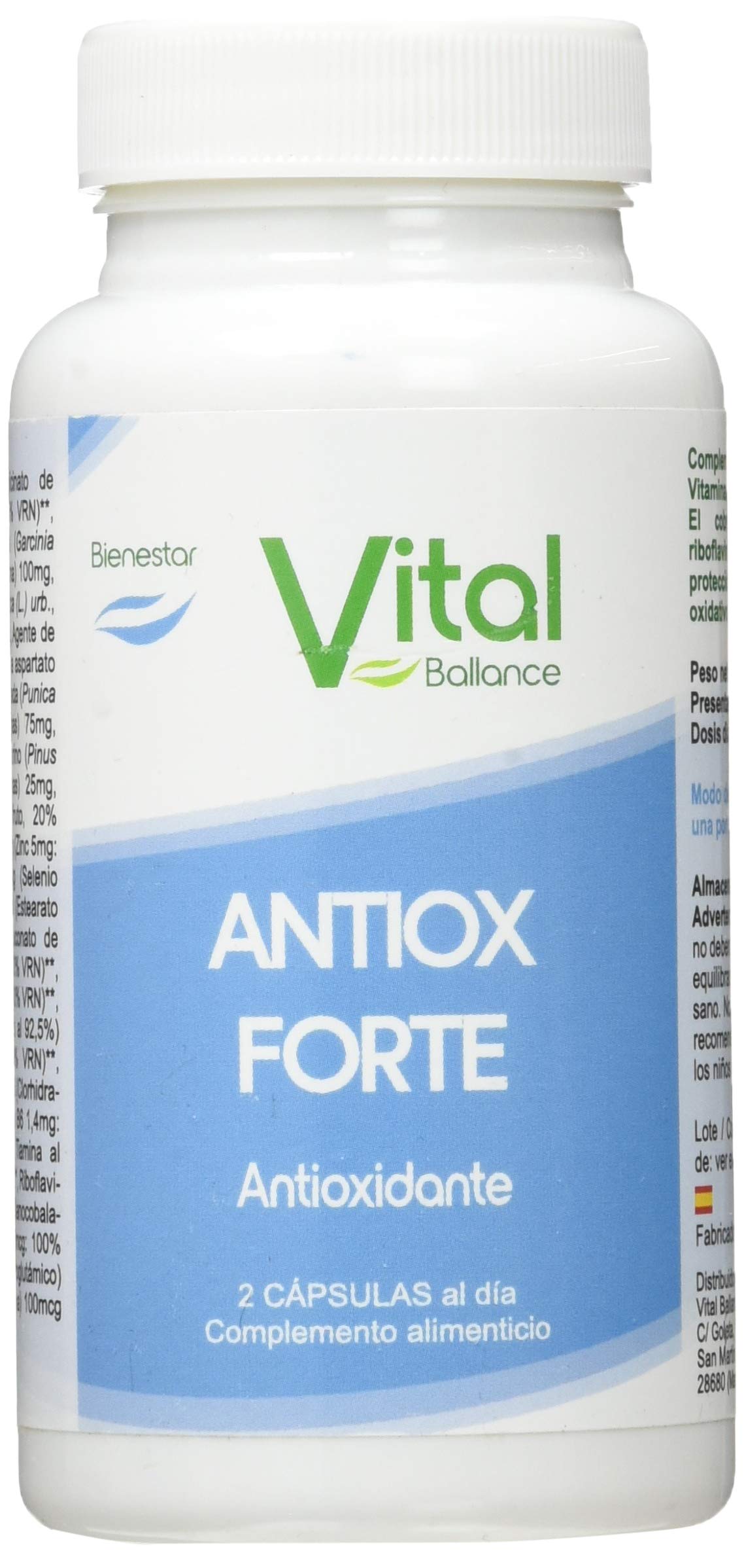 VITAL BALLANCE ANTIOX FORTE 60CAP, Black, Standard