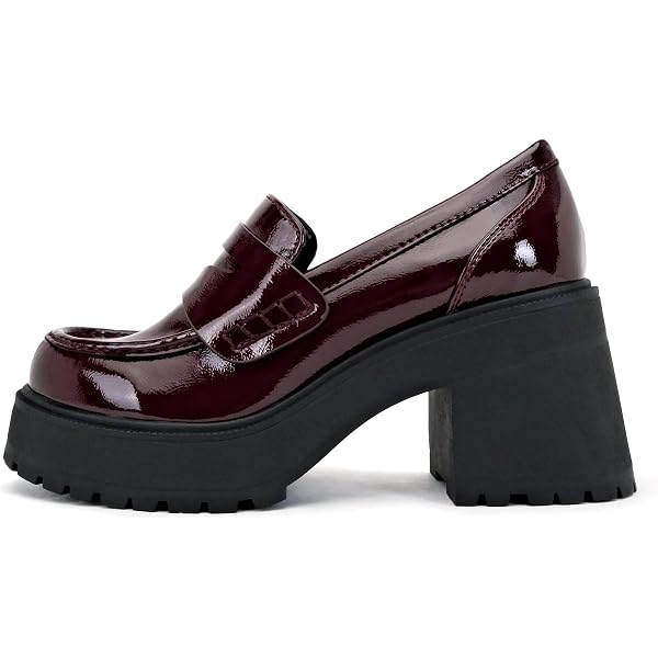 Amazon.com | Soda “Kinder” ~ Women Slip On Chunky Mid Heel  display picture 3