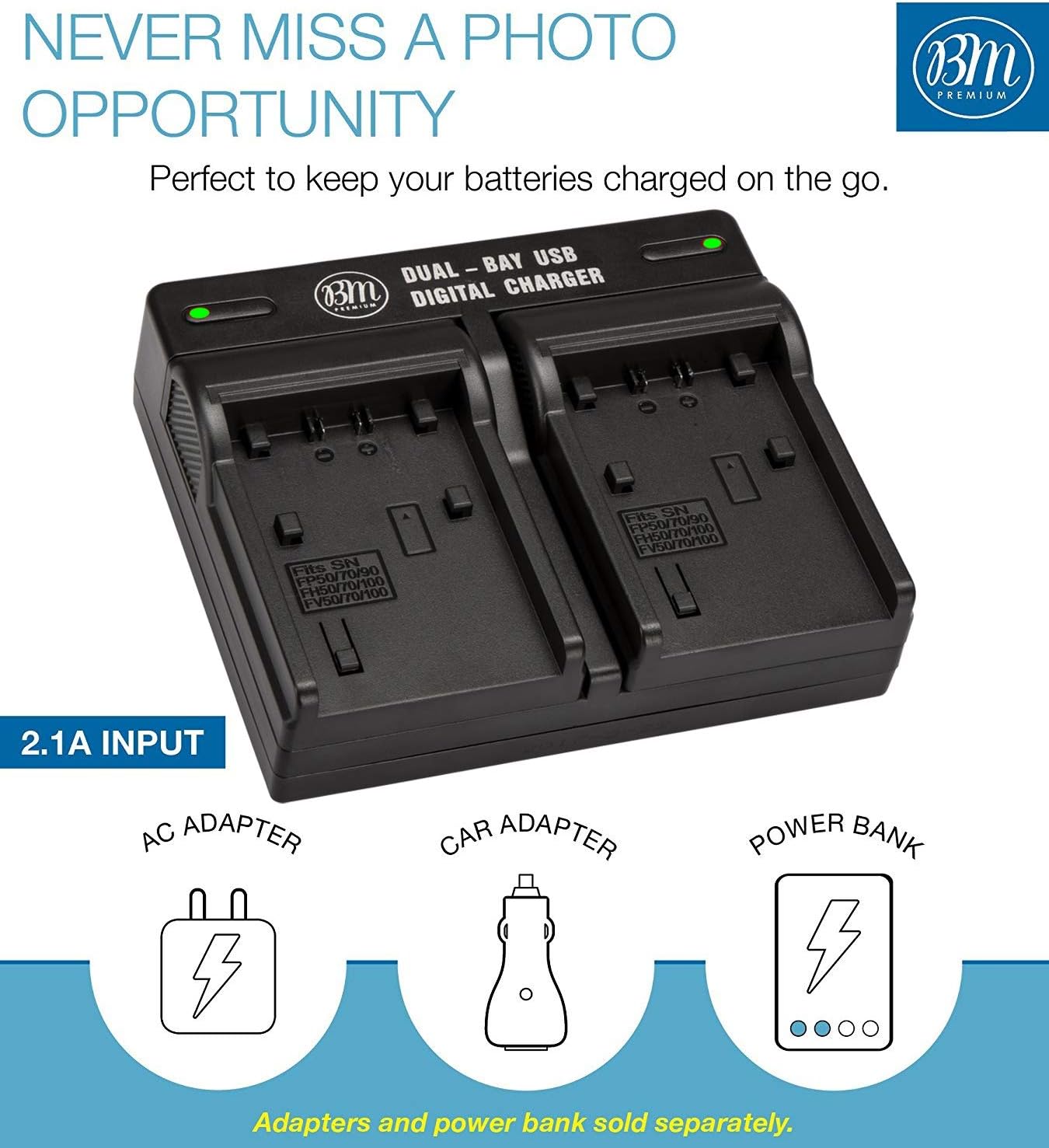 BM 2 NP-FV70 Batteries & Dual Charger for Sony FDR-AX700, PXW-Z90V, HXR-NX80, HDR-CX455 HDR-CX675, CX330, CX900, PJ340, PJ540, PJ670B, PJ810, FDR-AX33, FDR-AX53, FDR-AX100, NEX-VG10, VG20, VG30 VG900 : Camera & Photo