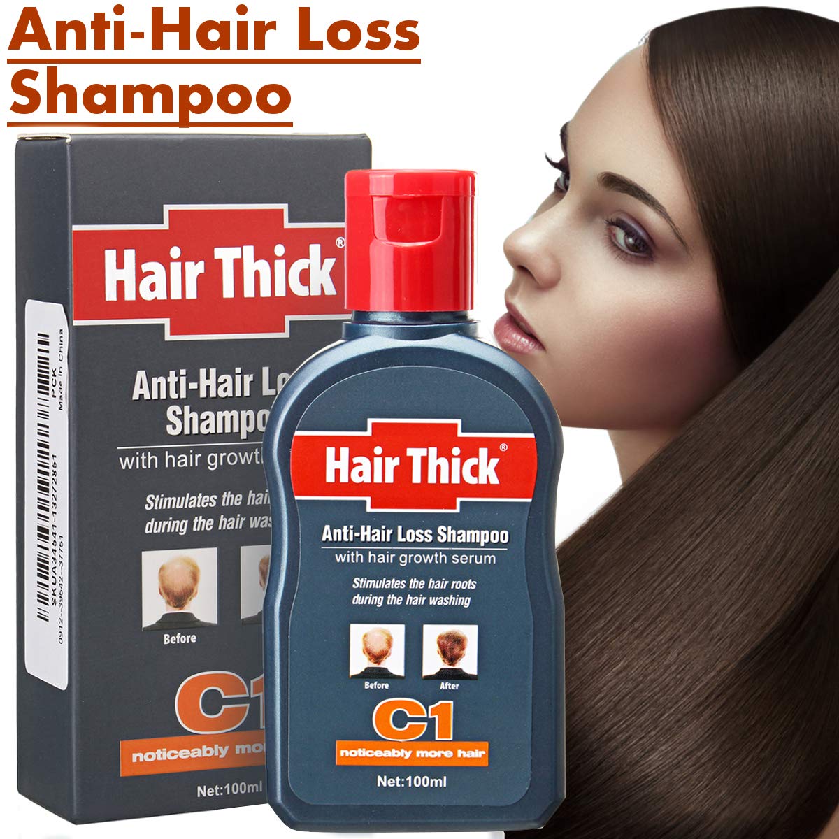 Hair Loss Products Hair Thick Dexe 100ml C1 Anti Hair Loss Shampoo