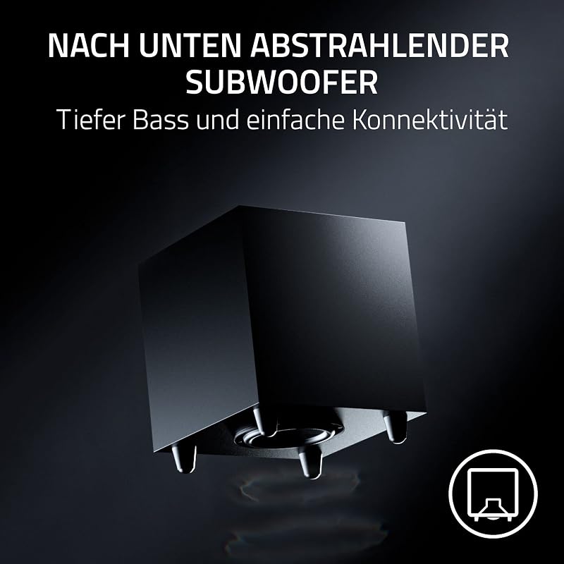 Nommo V2 Pro - Full-Range 2.1 Gaming-Lautsprecher für PC mit kabellosem Subwoofer und Remote (3-Zoll-Full-Range-Treiber mit Aluminium-Phase-Plugs, Nach Unten Abstrahlender Subwoofer) Schwarz