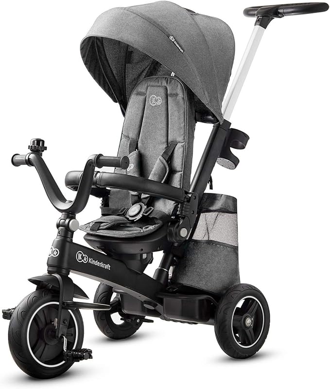 Kinderkraft Tricycle EASYTWIST, Baby Push Trike, Kids First Bike