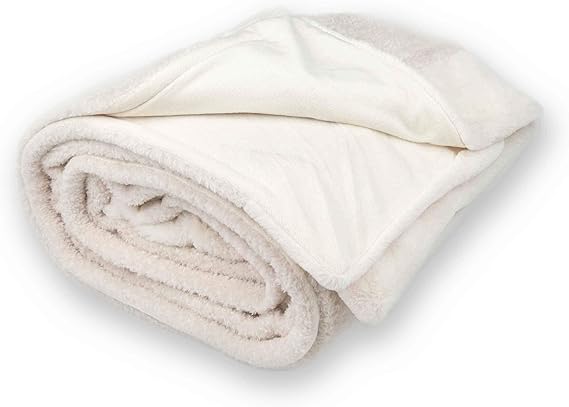 Nielsen Wohndecke Amel 150x200 Cm Weiss Weiss Beige Kuschelig Weiche Warme Schaffelldecke Felldecke Decke Kuscheldecke Couchdecke Sofadecke Schlafdecke Amazon De Kuche Haushalt