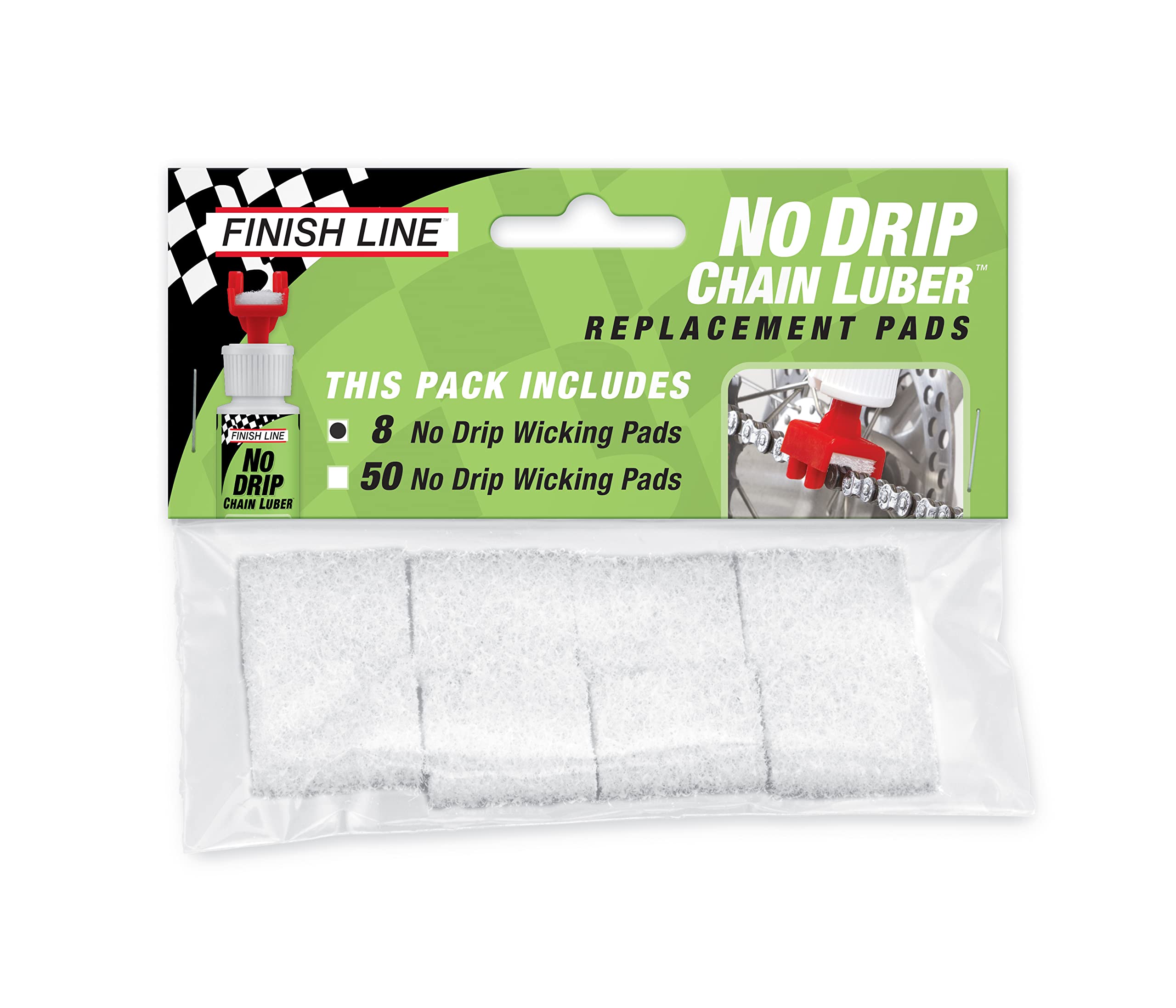 Finish Line Oil Distributor, 8 Replacement Pads