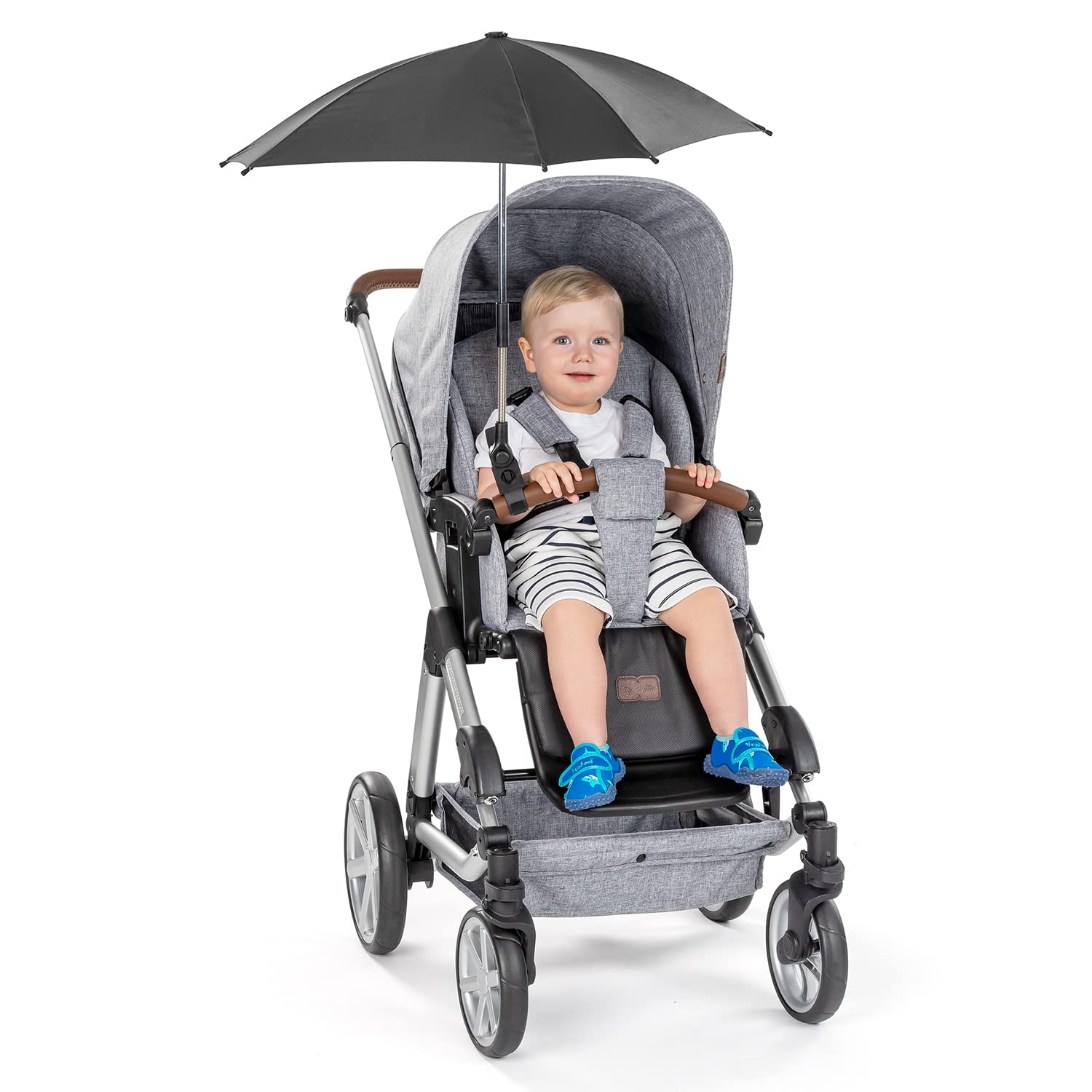 reer ShineSafe Universal Pushchair Parasol Tilt and Swivel Black