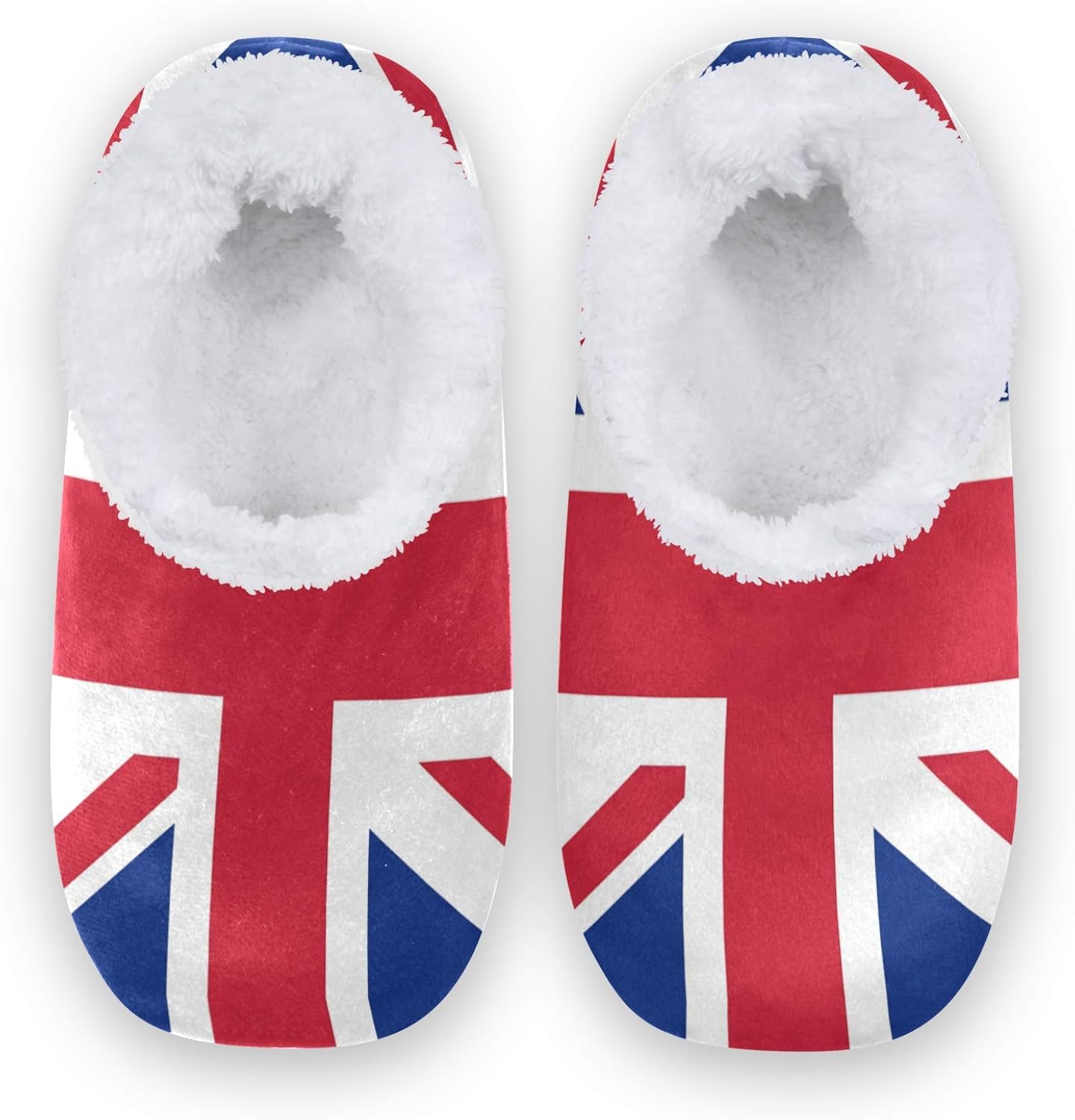 Qmxo England UK British Flag Slippers for Women and Men
