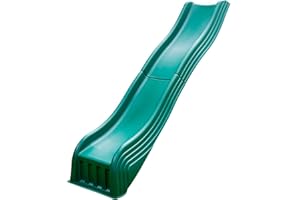 Swing-N-Slide WS 5037 Two Piece Plastic Cool Wave Slide for Swing Sets- Swing Set Replacement Slide, Green