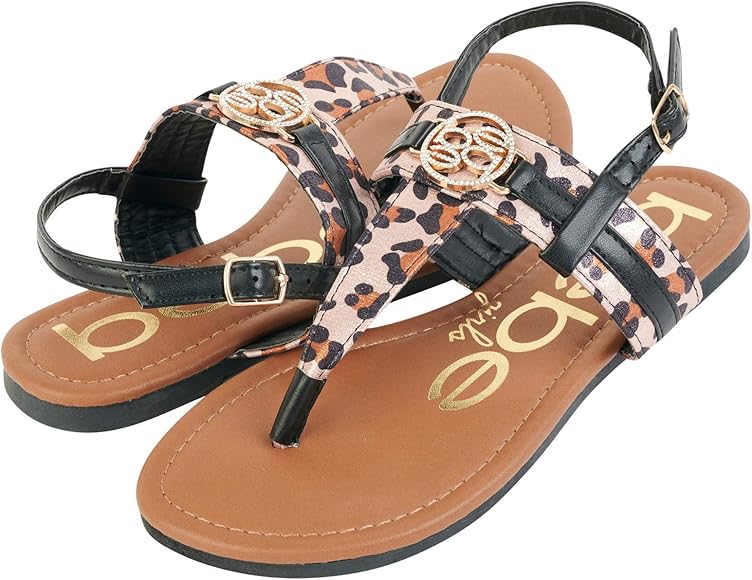 bebe katerina pom pom thong flat sandals