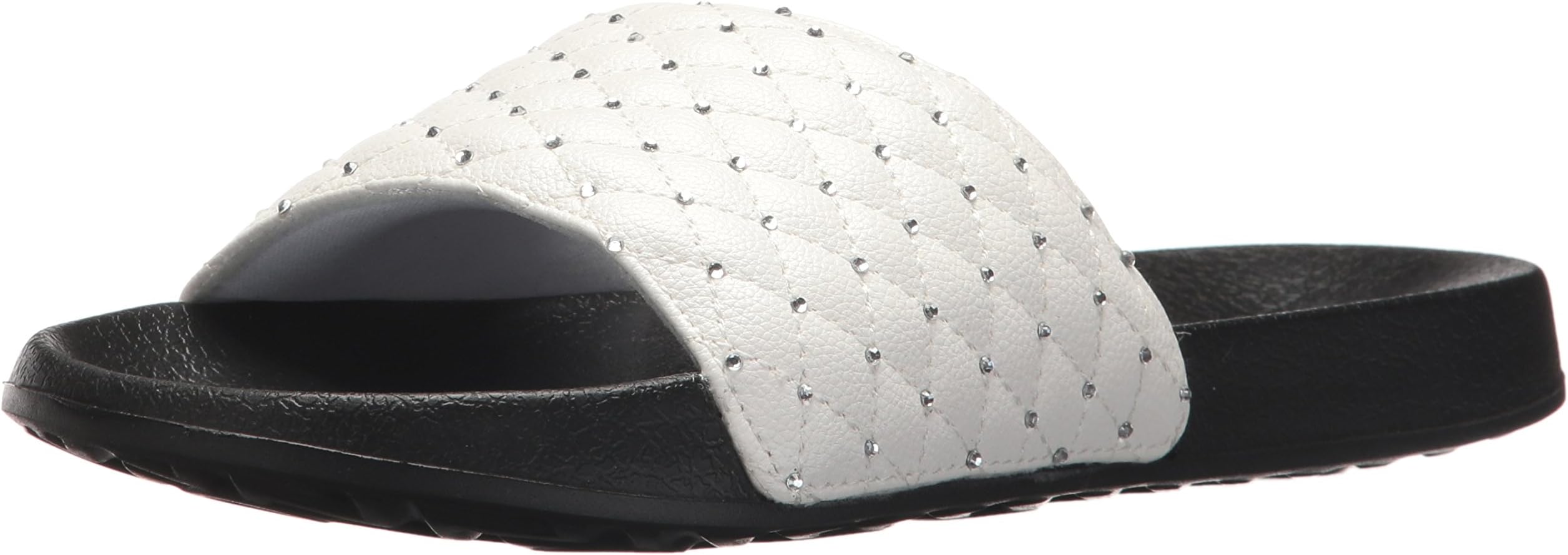 Skechers Women's 2nd Take-Rodeo Dr Slide Sandal, White, 5