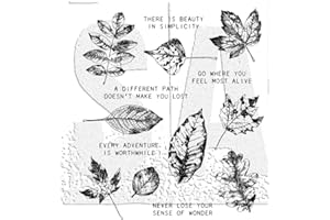 STAMPERS ANONYMOUS ART GONE WILD CMS-LG-343 Tim Holtz Cling 7"X8.5" STAMP, Nature's Wonder