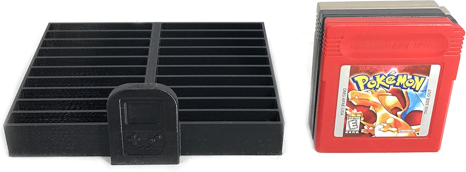 Collector Craft, Black, N64 Compatible Cartridge Holder, N64 Game Tray, Holds 10 Games, Organization, Retro Video Game Collection, Works with Nintendo 64 NTSC and PAL Cartridges: Electronics