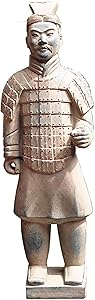 Statues,Terracotta Warrior Statue Garden Ornament Terracotta Army Statue Chinese Terracotta Warriors The Large Standing Terracotta Army