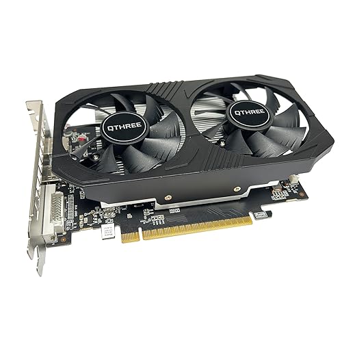 Gtx 1050 Ti Desktop QTHREE GTX 1050 Ti Graphics Card,4GB,128 Bit