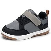 SKYWHEEL Toddler Boy Shoes Casual Sneakers with Hook and Loop Easy On and Off Breathable Mesh Upper Lightweight Tennis Shoes for Toddlers with Comfort Soft Non-Slip Outsole for Everyday