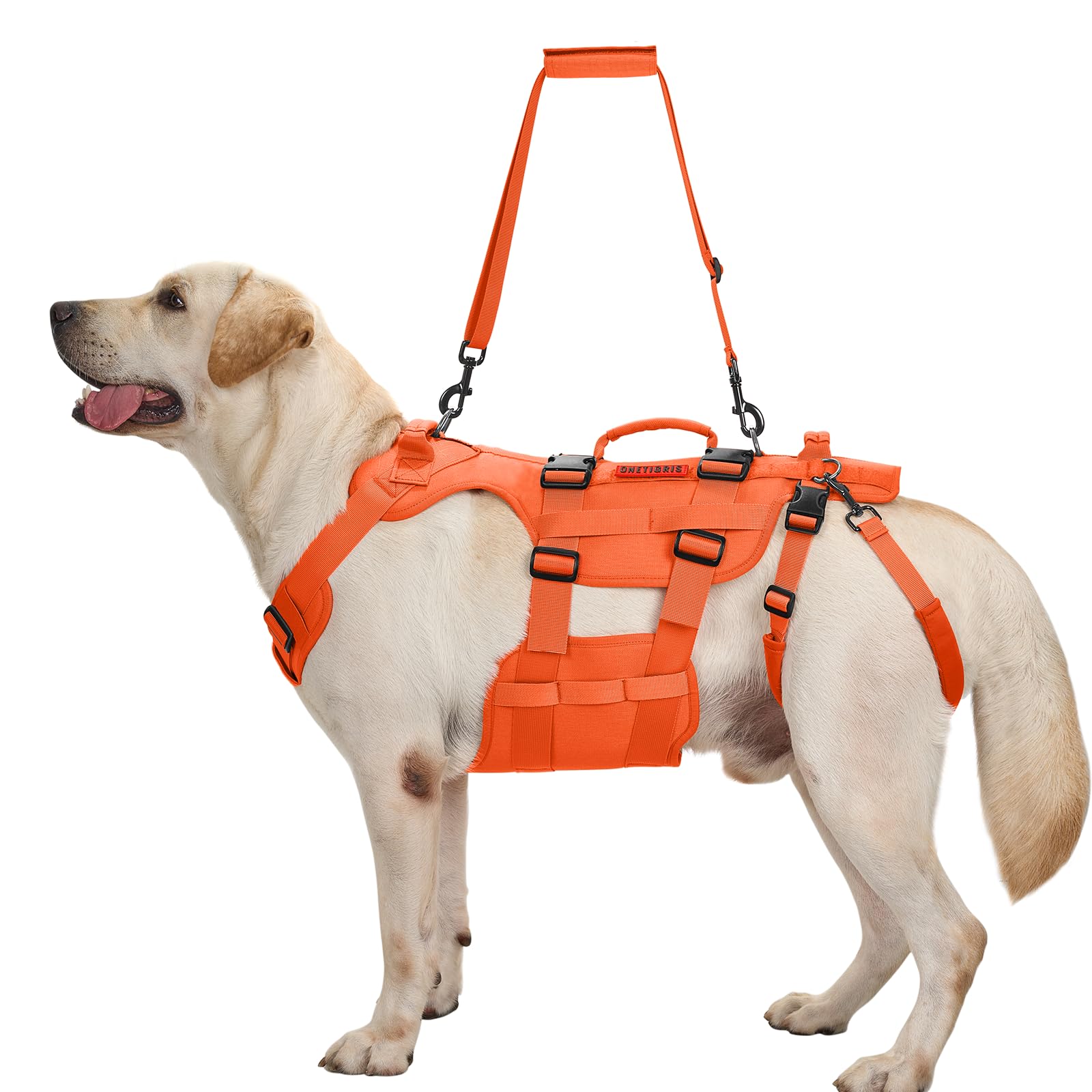 Photo 1 of OneTigris Dog Lift Harness for Large Dogs, Dog Hip Support Brace, Full Body Dog Lifter with Handles Invictus Multifunctional Mobility Assistance Vest for Back Legs