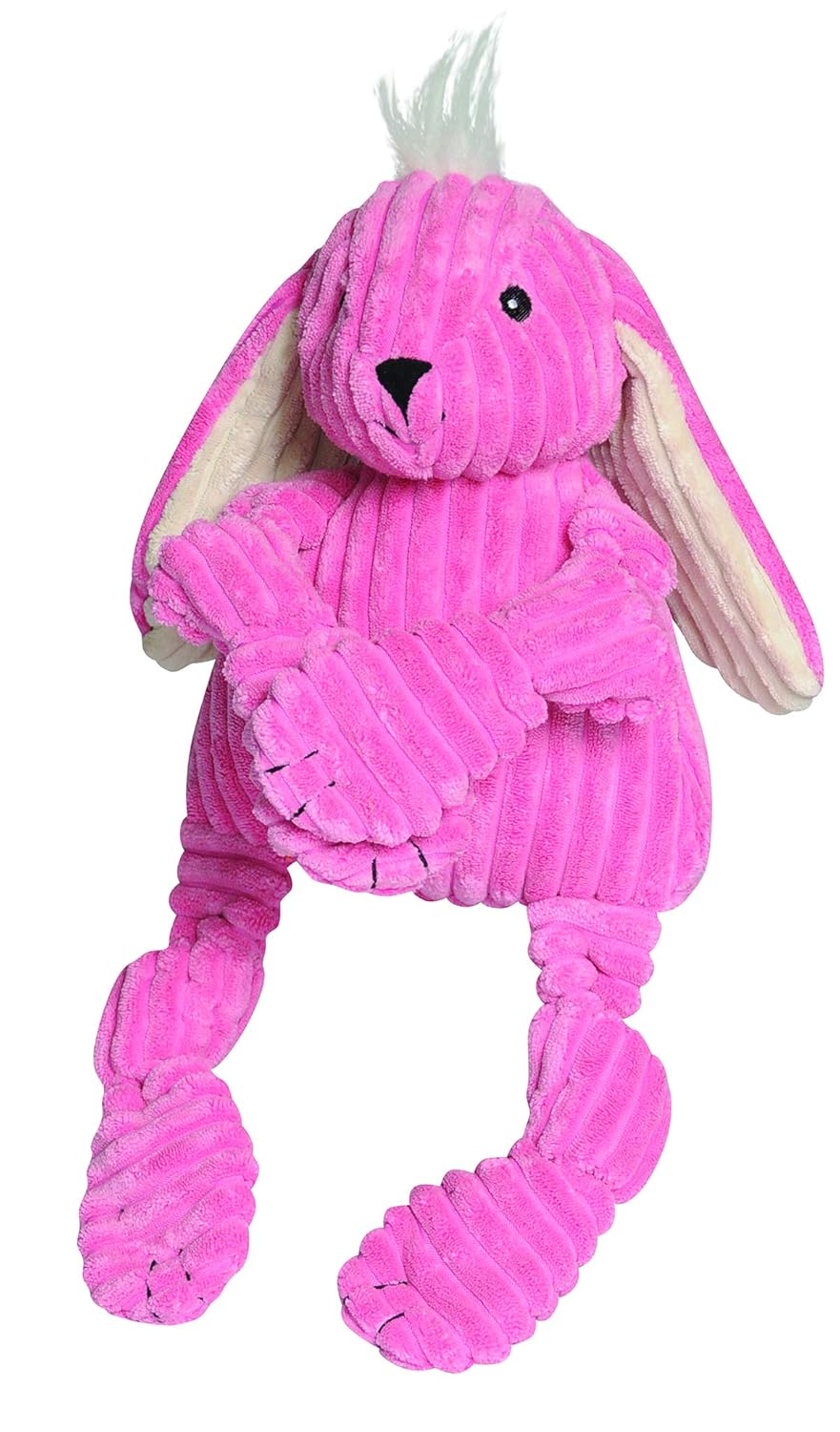 pink sock monkey dog toy