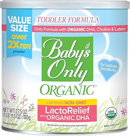 baby's only organic lactorelief formula