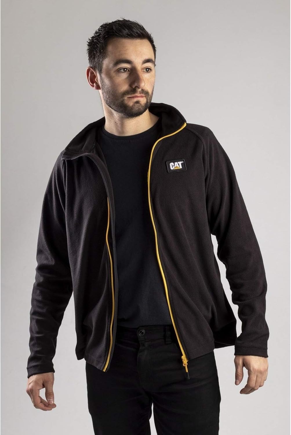 caterpillar fleece jacket