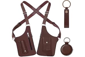 Aglacynorath Double Shoulder Armpit Bag, Premium Leather Adjustable Underarm Shoulder Bag with Adjustable Strap Anti Theft Pi