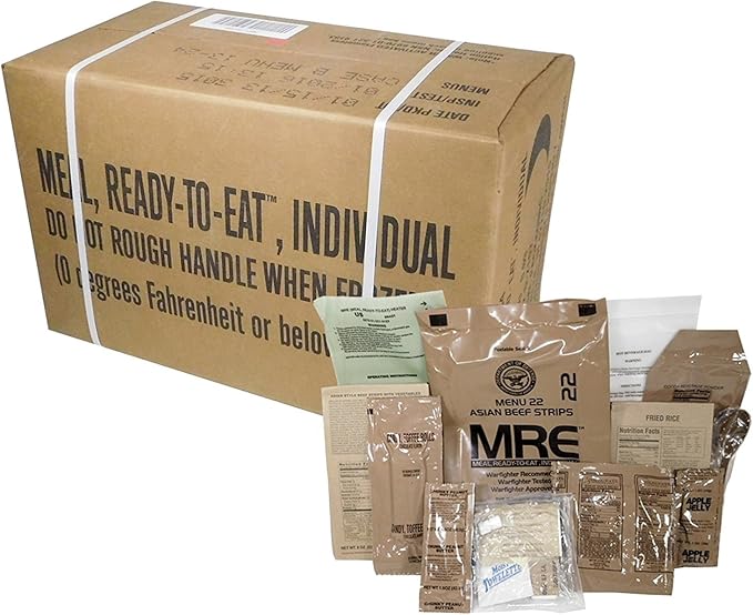 Genuine U.S. Military Surplus Ready to Eat Meals (12 Packs)