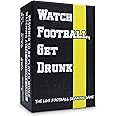 Watch Football, Get Drunk - The Live Football Drinking Game - 260 Cards with Mini Foam Football.