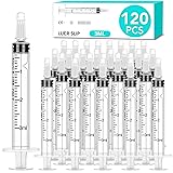 120 PCS 3ml Syringe with Cap for Liquid, Oral
