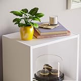 Vida Designs Oxford 3 Tier Cube Bookcase White Wooden Shelving Unit view 4
