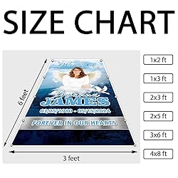 44memory Custom Memorial Grave Blanket Photo