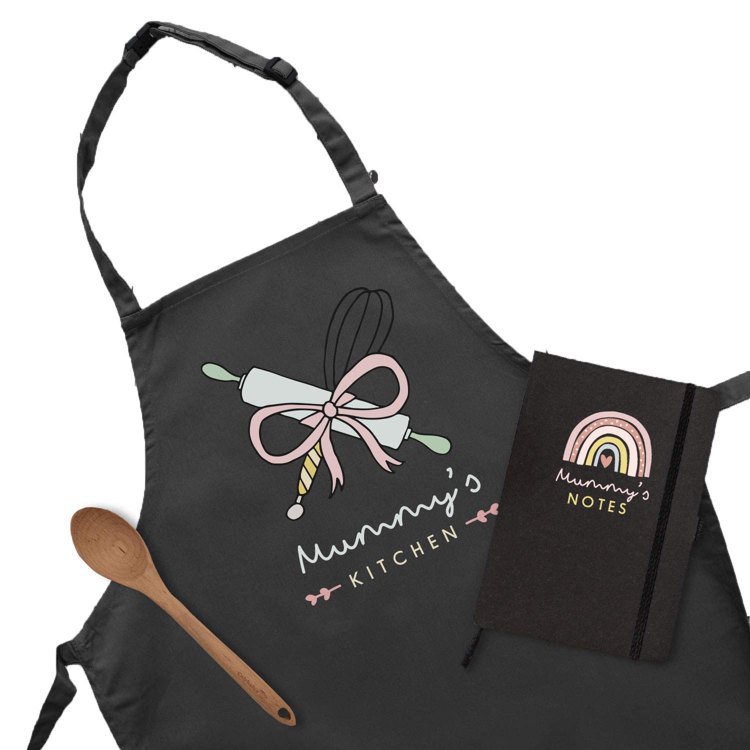 Apron and A5 Notebook Gift Bundle for Mums and Nanas | Gift for Bakers for a Birthday or Just to Say Thank You