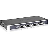 NETGEAR 16-Port Smart Managed Plus Switch, 16 10GBASE-T, 1 SFP+ (XS716E)
