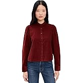 Madewell Women's Puff-Sleeve Button-Up Shirt in Corduroy