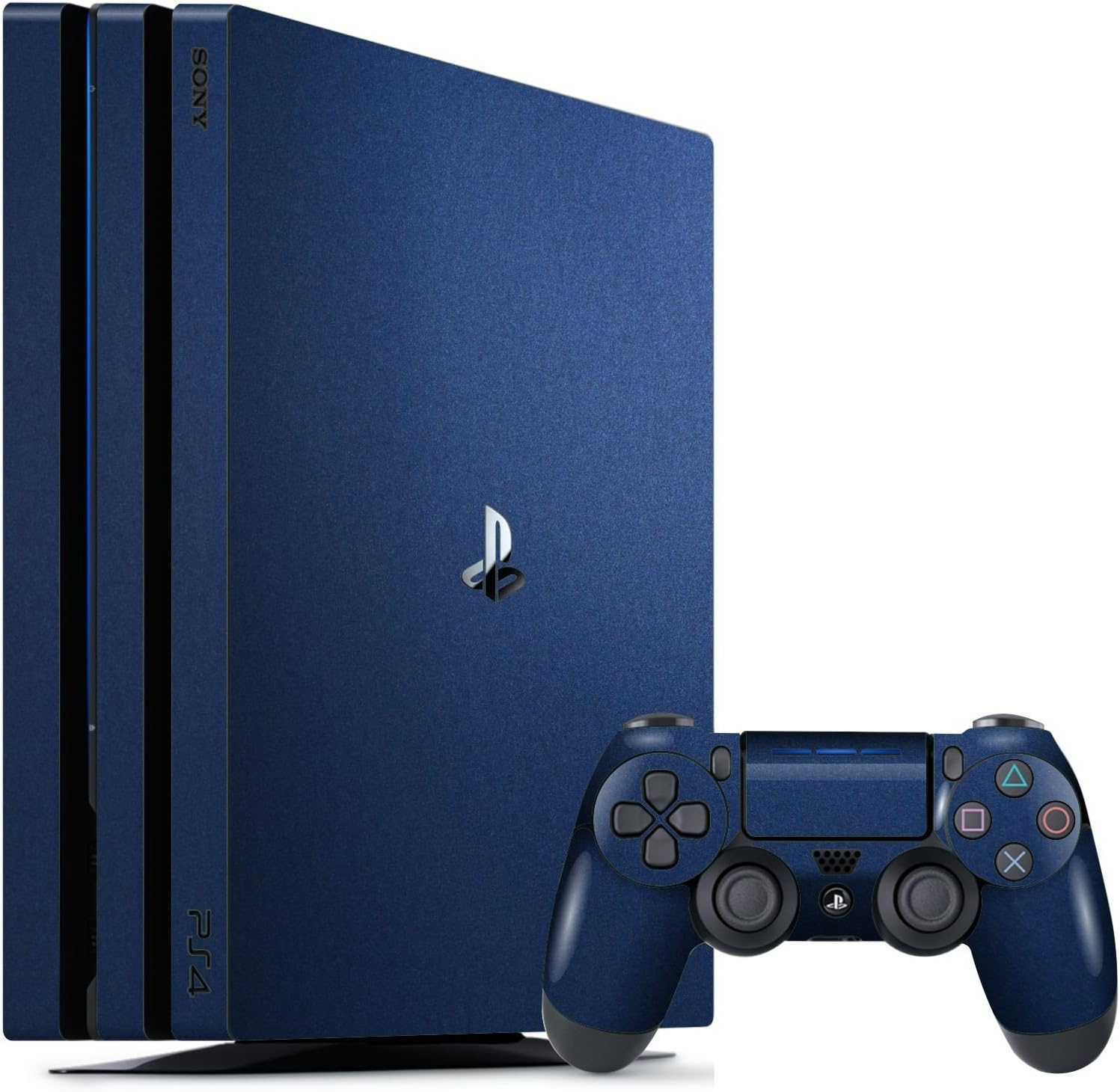 EasySkinz Gadgets WRAP DEEP Ocean Blue Matt Skin for Sony Playstation 4 Pro (PS4 Pro) [Video Game]