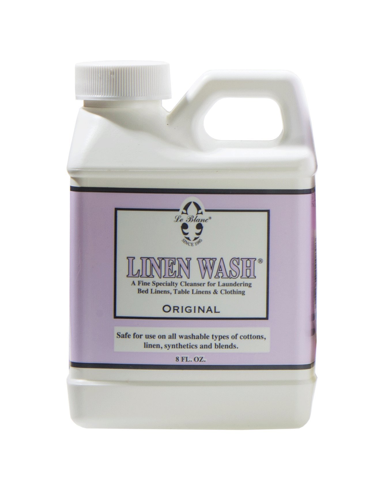 Le Blanc® Original Linen Wash® – Luxury Laundry Cleanser for Bed & Table Linens- 8 oz. (1 pack)