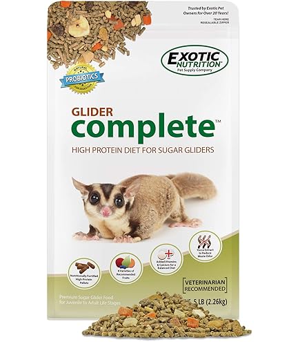 Amazon.com : Exotic Nutrition Sugar Glider Complete Deluxe Food
