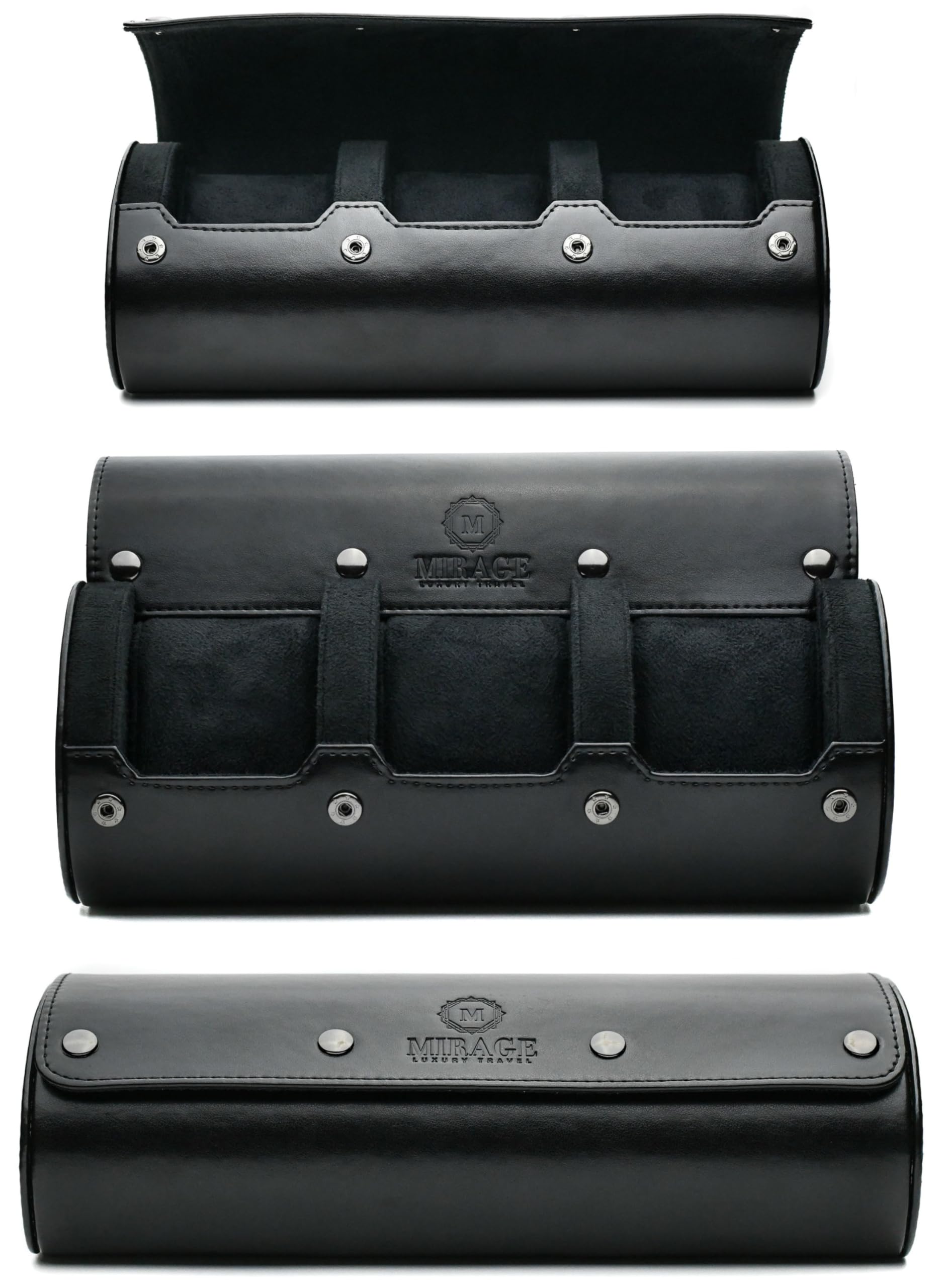 Watch Case for Men - Watch Roll Travel Case - Storage Organizer and Display - Mirage Watch Roll Case…