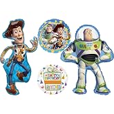 Anagram Woody and Buzz Lightyear's Birthday Party Supplies Balloon Bouquet Decorations