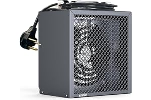 Shinic Electric Garage Heater 240V, 4,800-watt Fan-Forced Industrial Heater, With Thermostat Control, Carrying Handle, Heavy Gauge Steel, Nema 6-30P Garage Heaters for Workshop, Construction Site