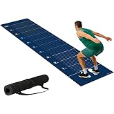 Newzela Standing Broad Jump Mat, 12 Foot Long Jump Mat for Home Gyms and PE | Non-Slip Jump Mat Supports Broad Jump Progress Tracking for Home Gyms, School PE, Youth Training, Jump Rope and Stretching