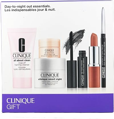 Clinique Day-To Night Out Essential Beauty Kit Skincare Set 6 Pieces