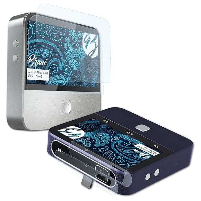 Bruni Schutzfolie für ZTE Spro 2 Folie, glasklare Displayschutzfolie (2er Set)