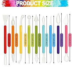 LINPHCEY 9PCS Clay Tools for Kids Air Dry Clay Tool