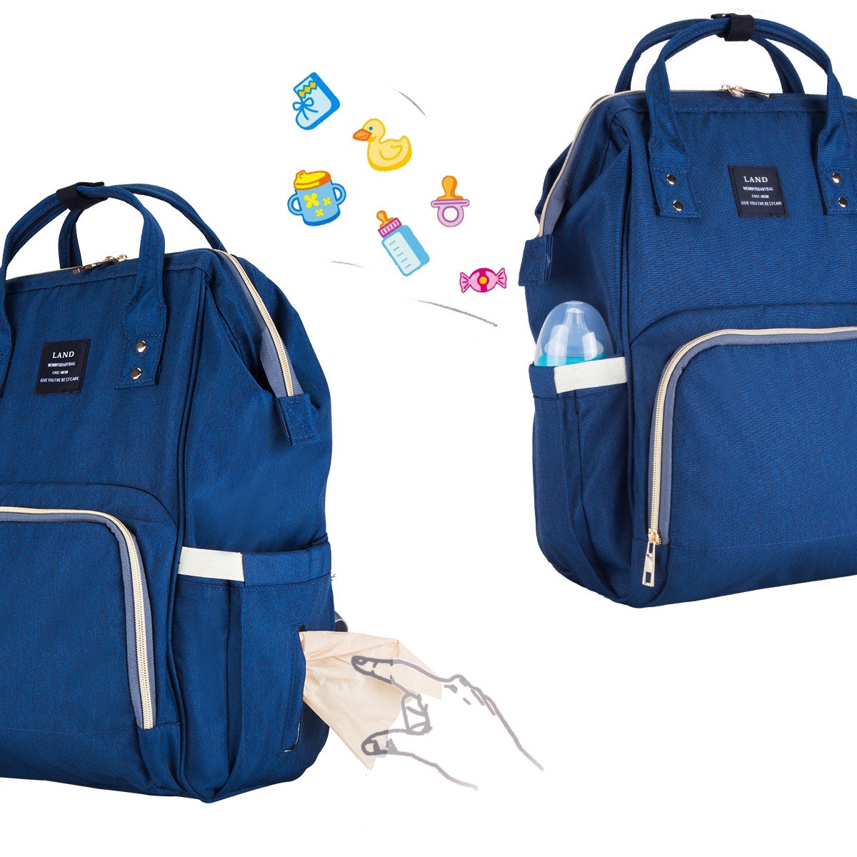 landuo diaper backpack