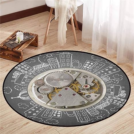 Amazon Com Pet Rugs Clock An Alarm Clock Print With