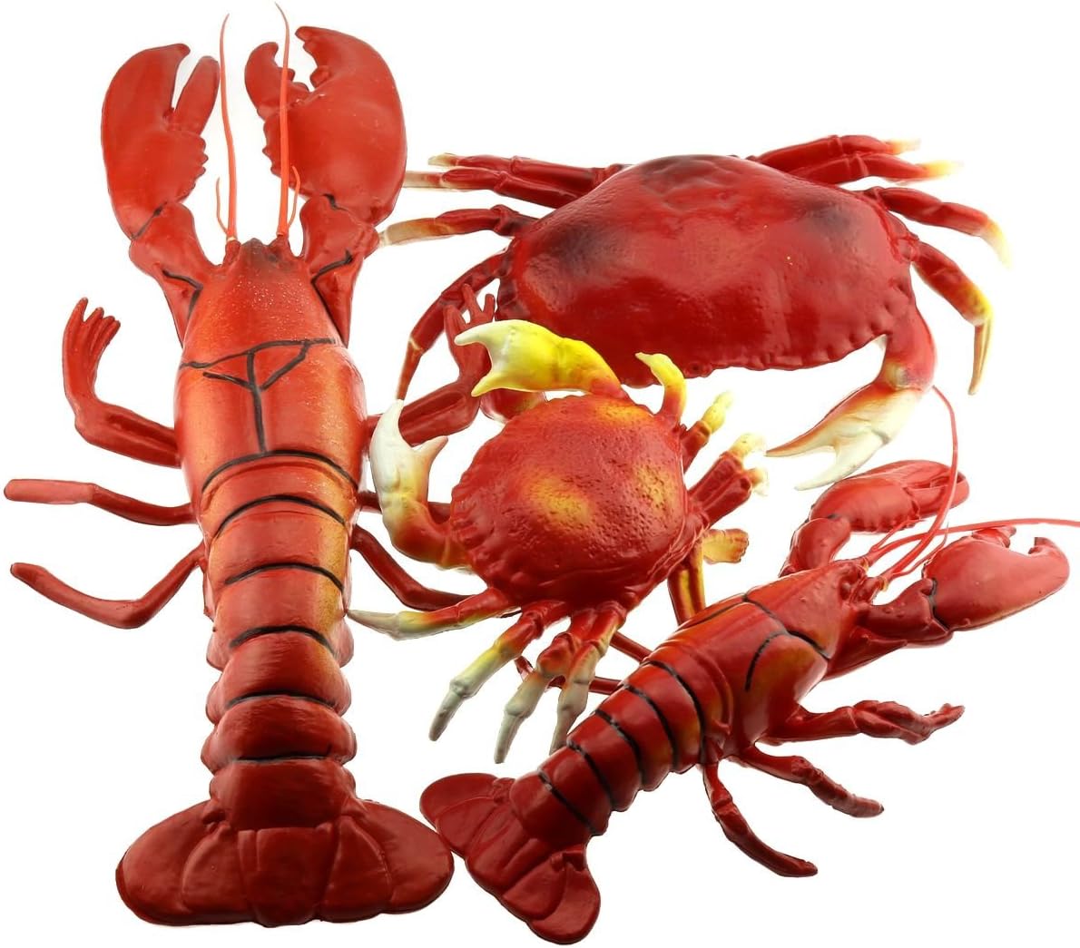 Gresorth 4 Pack Fake Large Sea Life Creatures Collection of Artificial