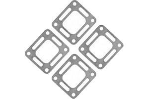MARKGOO Exhaust Manifold Elbow Gasket 4 PCS for MerCruiser Stern Drive and Inboard Engine V6 V8 GM 4.3L 5.0L 5.7L 5.8L 6.2L 6.3L 7.4L 8.2L MC1 Sierra 18-2849-1 27-863726 860232 818832 871051