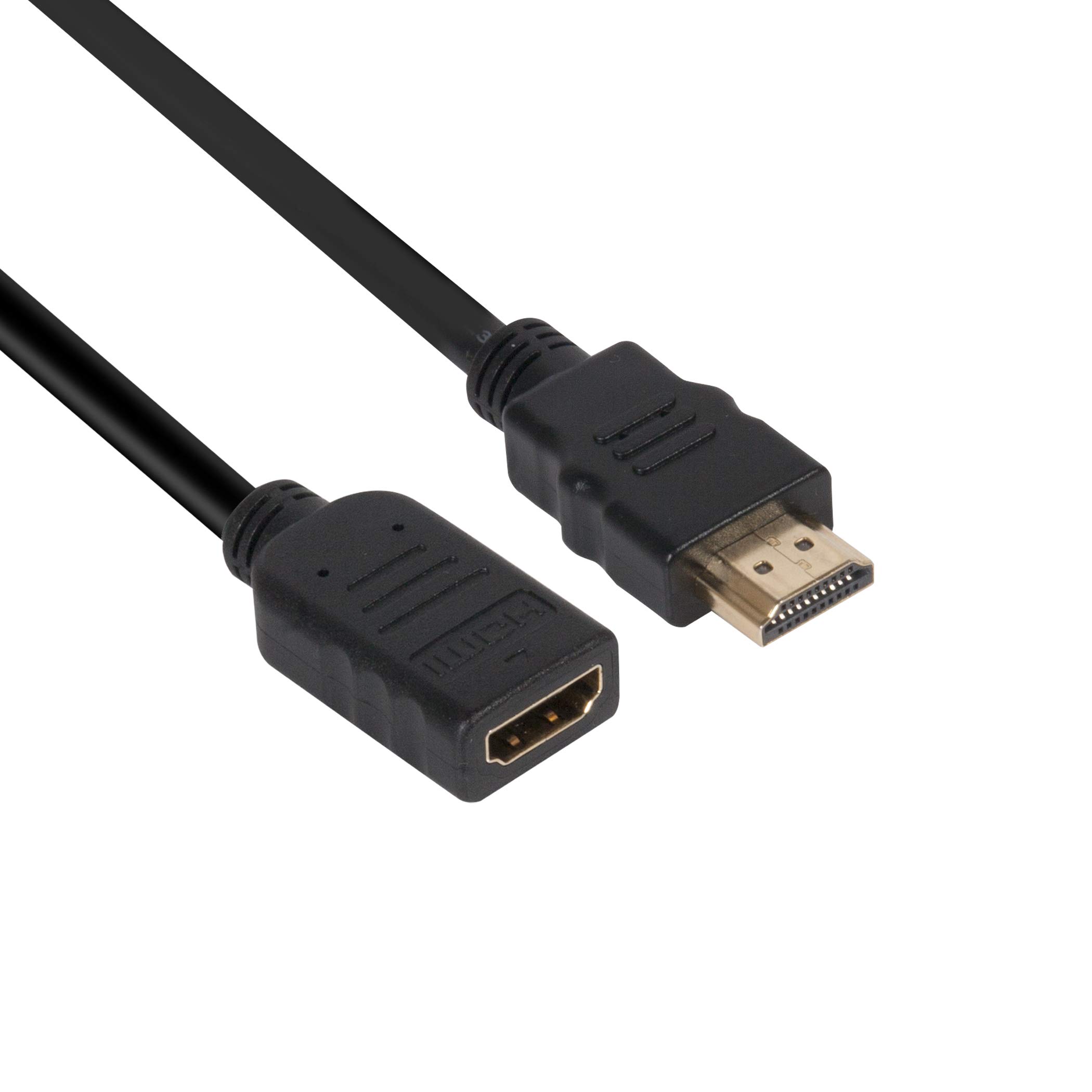 Club 3D HDMI Cable 2.0 UHD Extension Cable 3 m M/F Retail, black